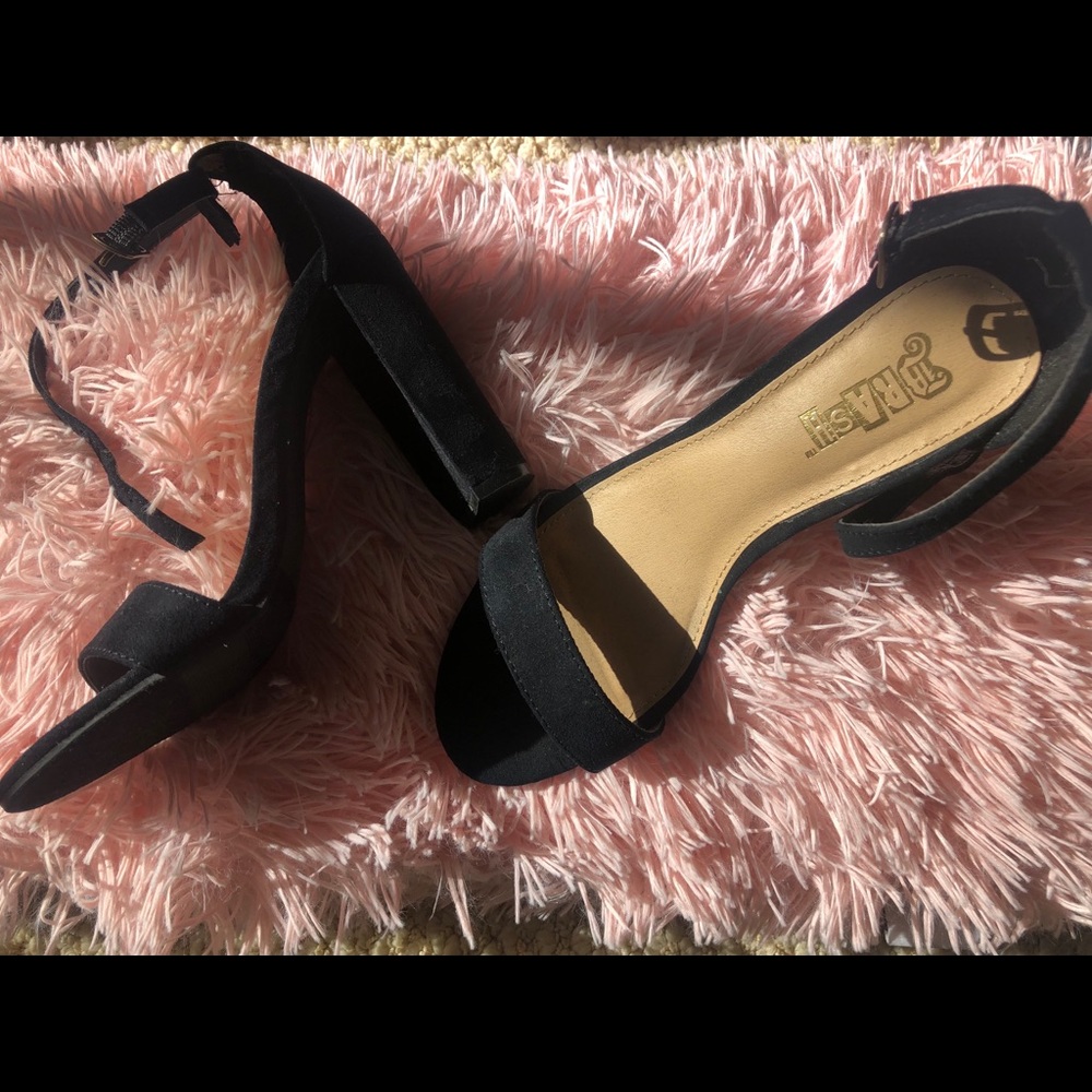 Brash Black Heels